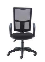 [CH2803BK+AC1002] Calypso 2 Mesh Office Chair with Fixed Arms